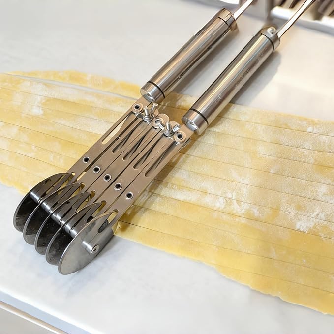 Wheel Pastry Cutter, Adjustable Pasta Cutter - Image 7