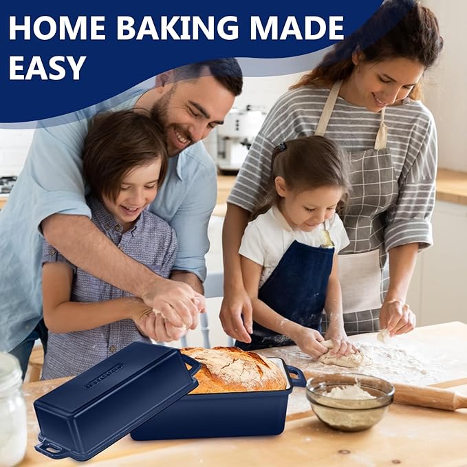 Wildone 2 in 1 Enameled Cast Iron Bread Pan