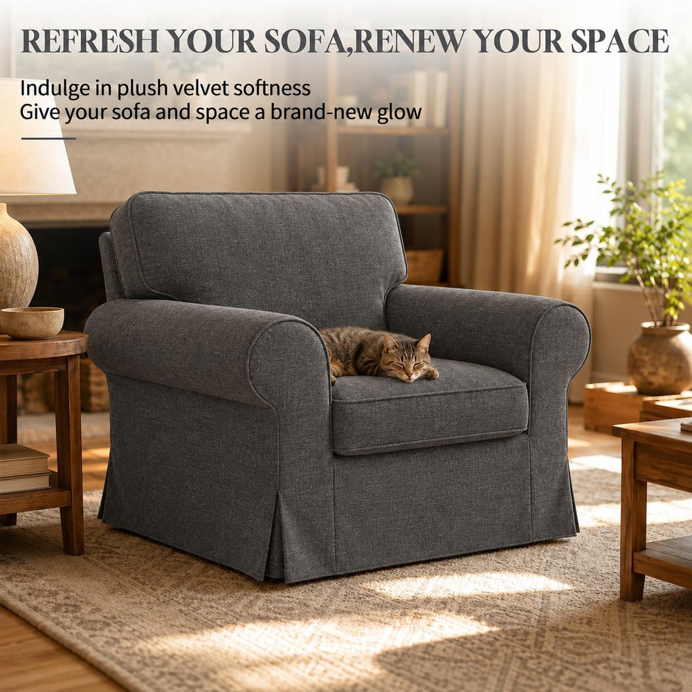Ektorp Chair Cover for IKEA Ektorp Armchair Light Gray