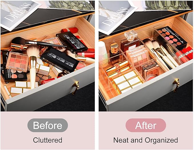 JessLab Acrylic Organizers, Bathroom Organizer - Image 3