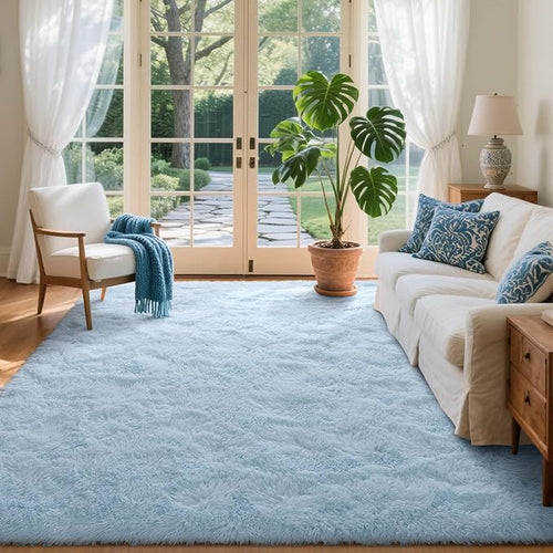5x7 Ft Shag Area Rug for Bedroom, Ultra Soft Fluffy Furry Rugs for Living Room by Cuzwlovita