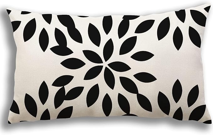 YCOLL Lumbar Pillow Covers 12x20 Set of 4, Modern Sofa Throw Pillow Cover - Image 3