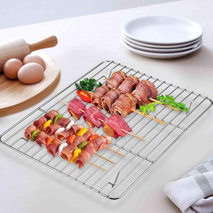 TeamFar 10.5’’ x 8’’ x 1’’ Toaster Oven Pan - Image 6
