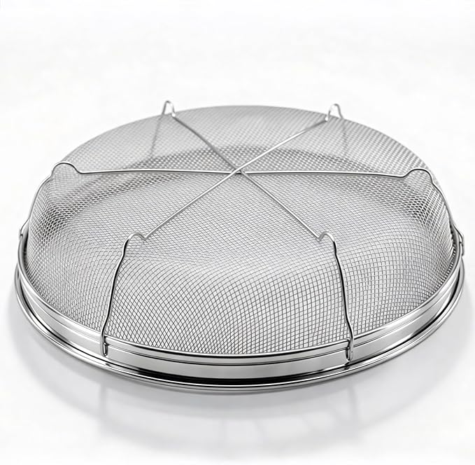 Fine Mesh Strainer for Kitchen, Stainless Steel Colander Bowl for Pasta - Image 2