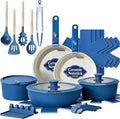 Umite Chef Pots and Pans Set Non Stick, Healthy Induction Cookware Oven Safe RV by UmiteChef