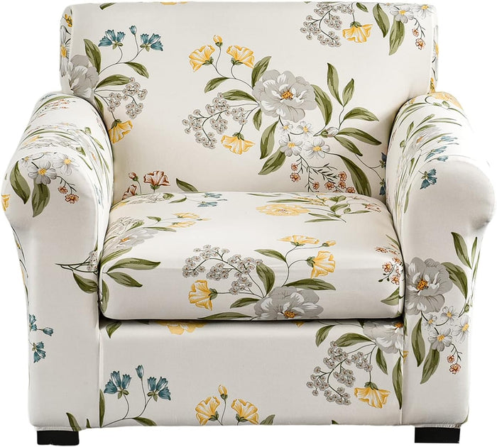 Stretch 2 Piece Chair Covers Armchair Sofa Couch Slipcover,Small,24