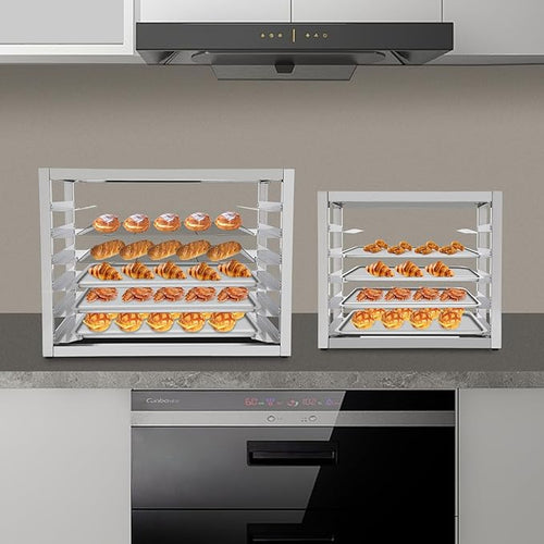 5 Tier Bun Pan Rack, Aluminum Bakery Rack - Image 2