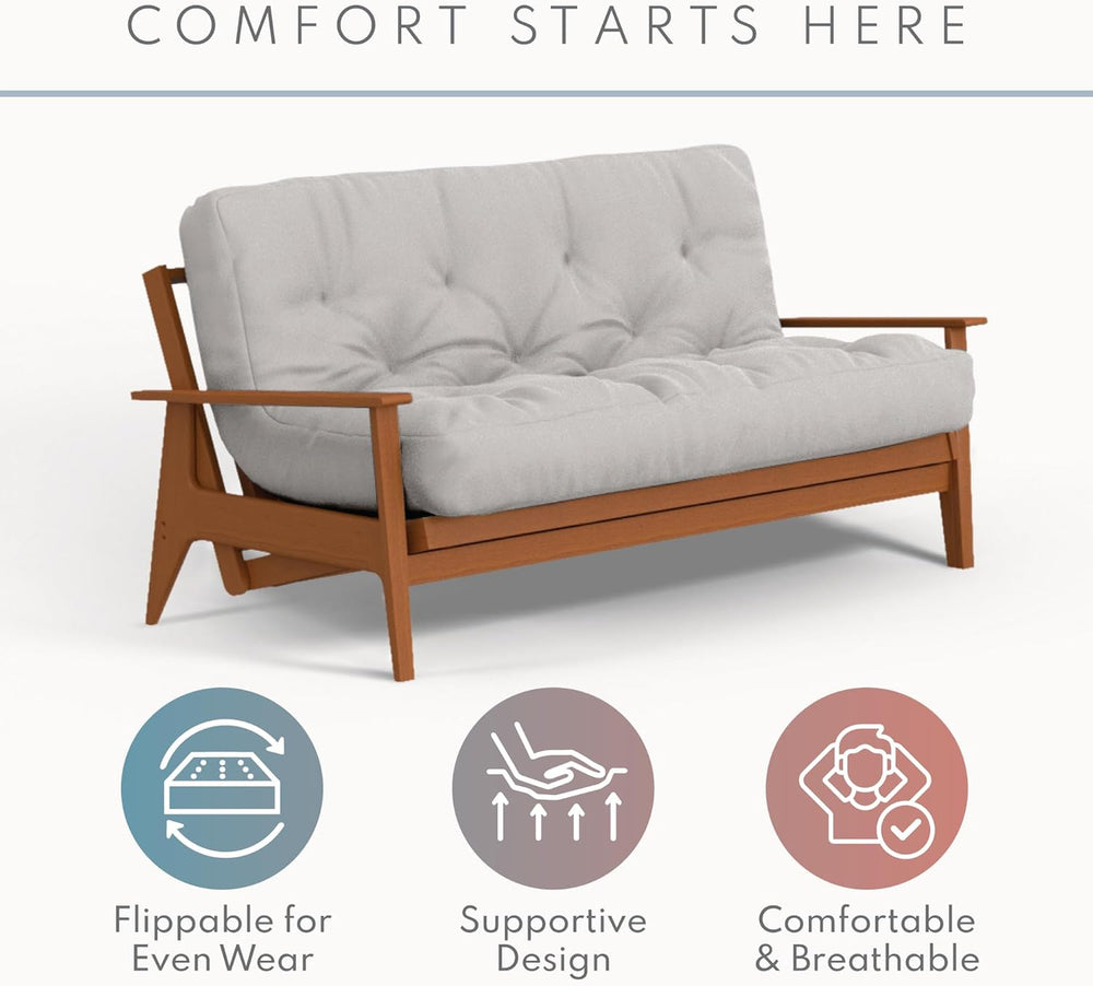 Royal Sleep Products by The Futon Factory 12 inch Foam Futon Mattress - Solid...
