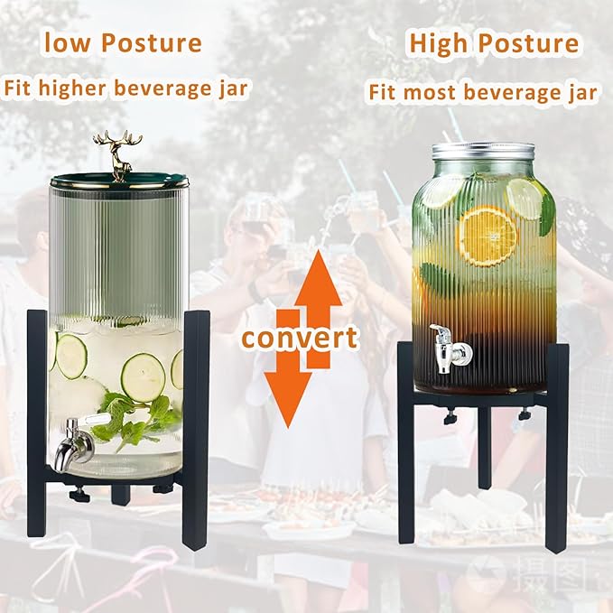Drink Dispensers Stand For Party. Universal Beverage Dispensers Stand - Image 5