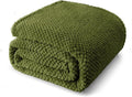 Whale Flotilla Queen Size Fuzzy Fleece Blanket, Fluffy Warm Soft Jacquard Bed by WHALEFLOTILLA