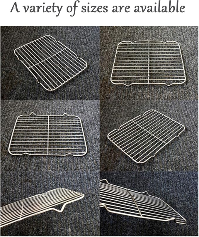 Grilling Rack Heavy Duty Wire Grate Oven Roasting Rack 5.3 x 8.75 inch - Image 2