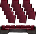 14 Pcs Stretch Patio Cushion Covers, Outdoor Couch Covers Replacement, Outdoor by BIETYONE