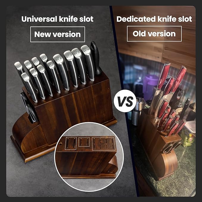 15 PC Magnetic Knife Sets for Kitchen - Image 2