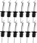 12 Pack Oil Pourers with Flip Top, Olive Oil Dispenser Spout, Speed Pour Spouts by Pafusen