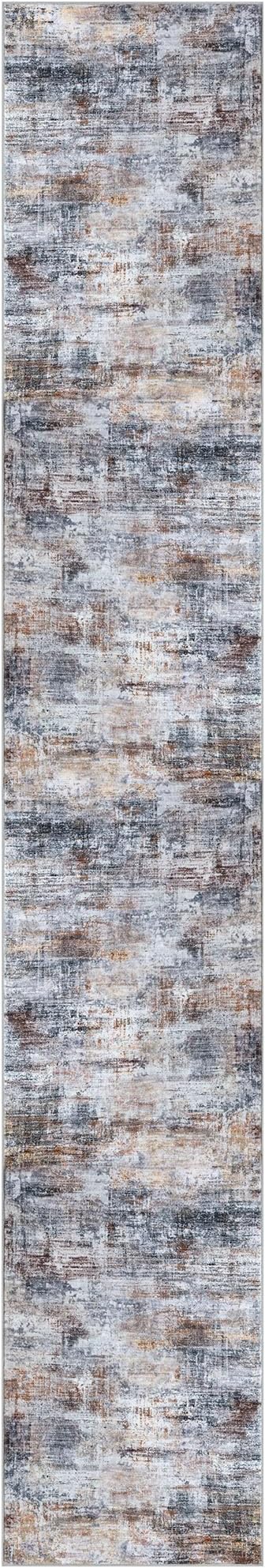 IOHOUZE Abstract Runner Rug 2x12 Ft Washable Runners - Image 9