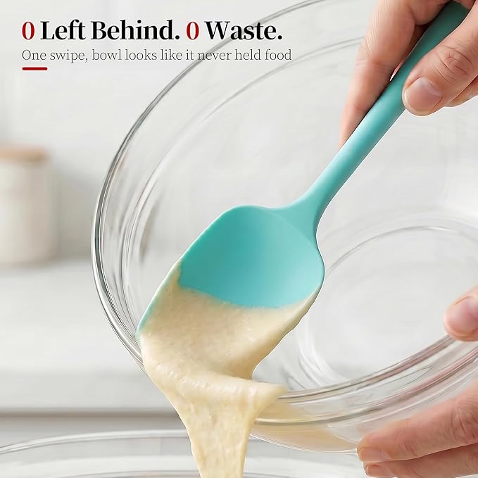 600ºF Heat Resistant Spatulas, High Heat Food Safe Semless Kitchen Silicone - Image 7