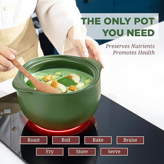 MINH LONG 3-Qt Porcelain Dutch Oven - Image 3