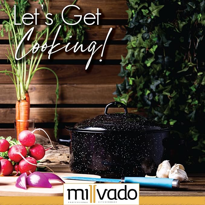 Millvado Granite 5 Qt Stockpot, Nonstick Soup Pot - Image 3