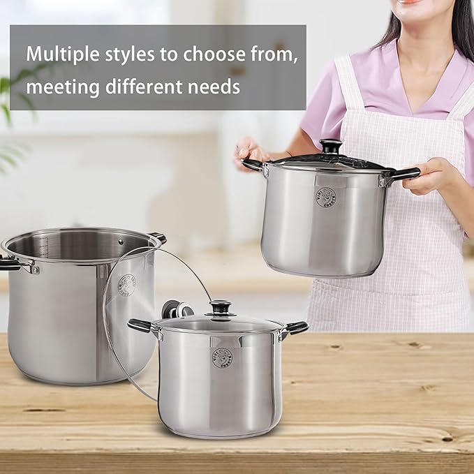 Vivicreate 18.5 Quart Stainless Steel Stock Pot - Image 6