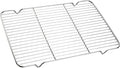 Oven Roasting Rack 11 x 15.4 inch Rectangle Baking Cooling Steaming Grilling by Turbokey