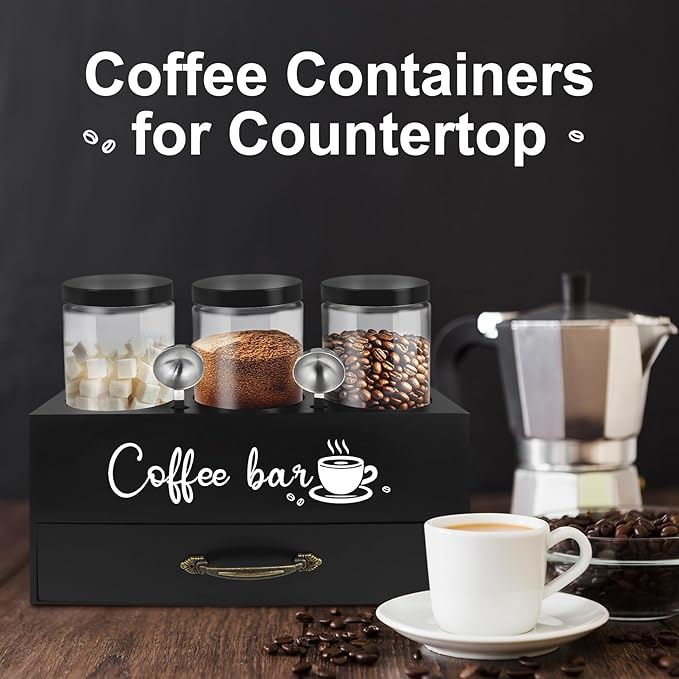 MACIFECI 54 oz Coffee Canister Set
