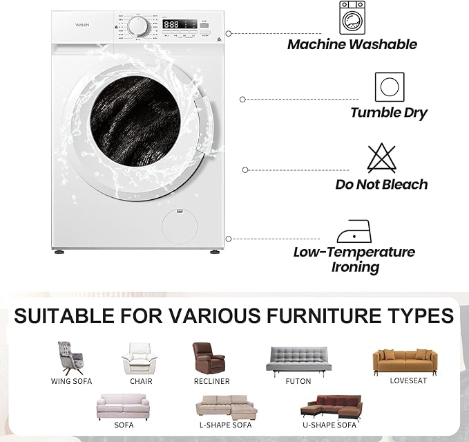 HANDONTIME Washable Couch Covers - Image 6