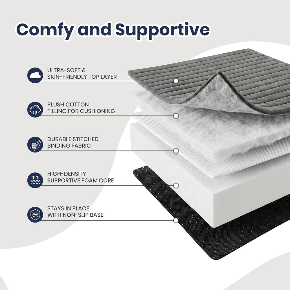 8 Inch Futon Mattress Full Size, Foldable Futon Floor Sofa Bed for Home,Guest...