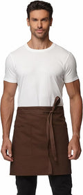 Unisex Waist Apron Half Bistro Apron Server Aprons by Guolamy
