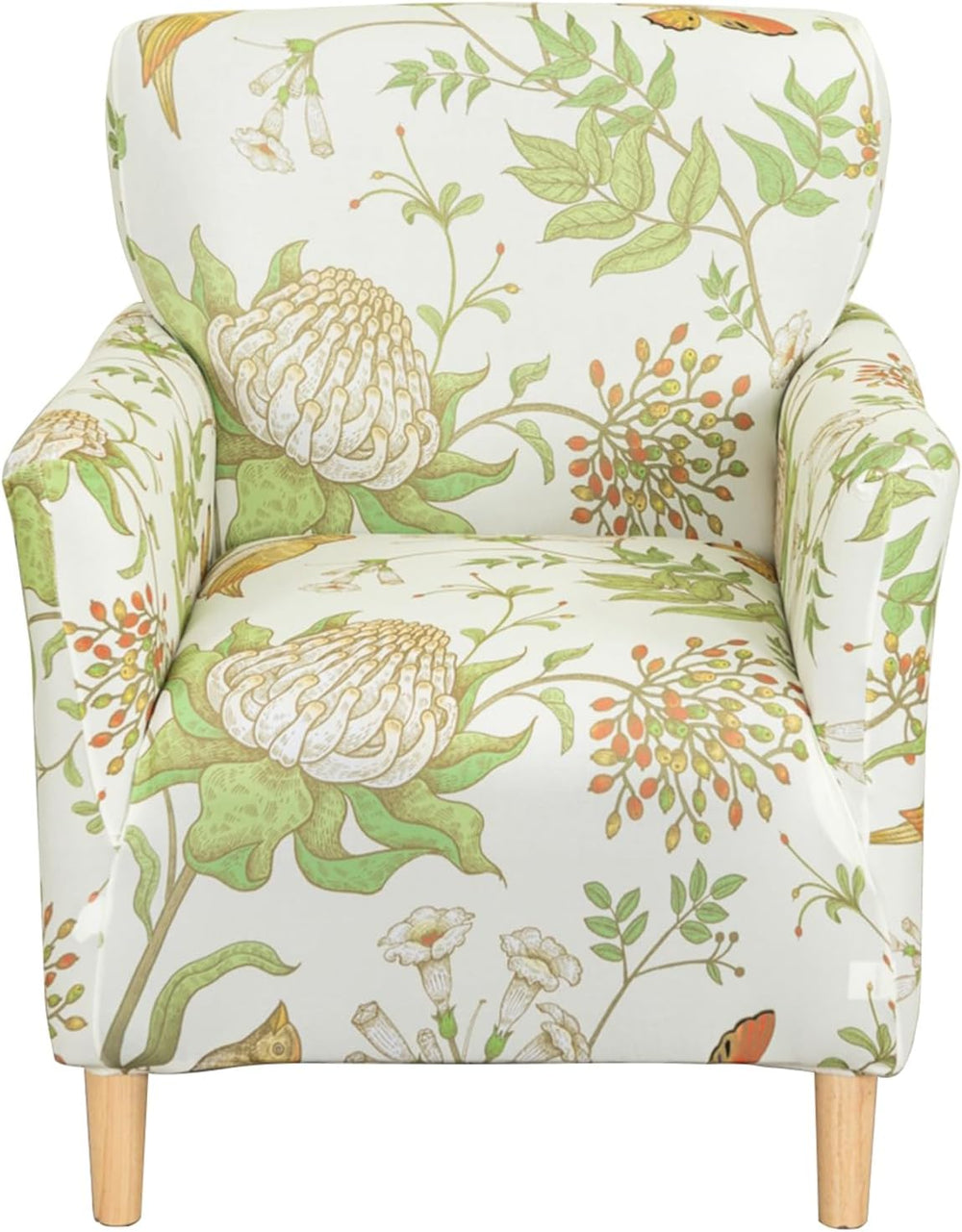 CRFATOP Stretch Accent Chair Covers for Living Room Office, with Arms,B56