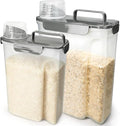 Komzon Rice Storage Containers, Airtight Cereal Containers Storage, BPA Free by Komzon