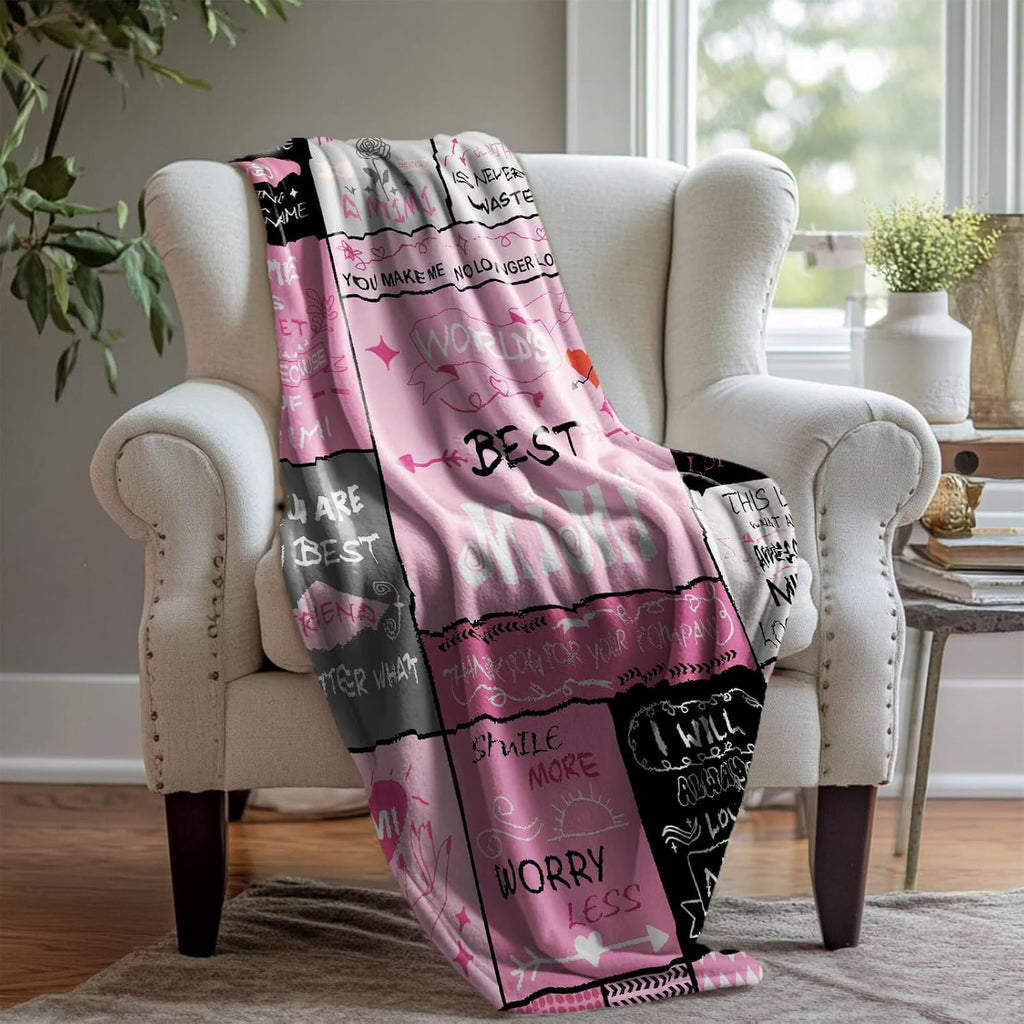 Mimi Gifts,Gifts for Mimi,Mimi Gifts from Granddaughter,Mimi Birthday Gifts,Grandma Gifts,Mimi Birthday Gifts from Grandchildren,Gifts for Mimi Birthday Blanket 50"x60"