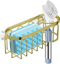 2-in-1 Sponge Holder for Kitchen Sink, Sink Caddy Kitchen Sink Organizer by Yazoni