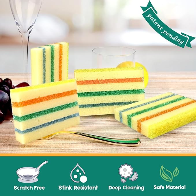 LAUNDRYLUX 4 Pack Scrub Sponge - Image 6