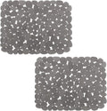 Bligli Pebble Sink Mat for Stainless Steel/Ceramic Sinks, 2 Pack PVC Sink by BliGli