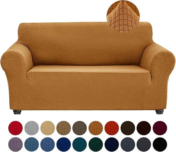 Joccun Stretch Loveseat Couch Cover Slipcover, 1-Piece Sofa Cover by Joccun