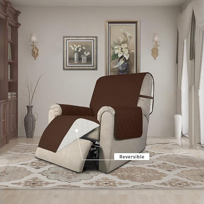 Easy-Going Recliner Chair Slipcover Reversible Sofa Cover Water Resistant Couch - Image 2