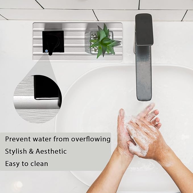 Diatomite Soap Dish, Water Absorbing Stone Tray, Kitchen Sink Organizer - Image 6