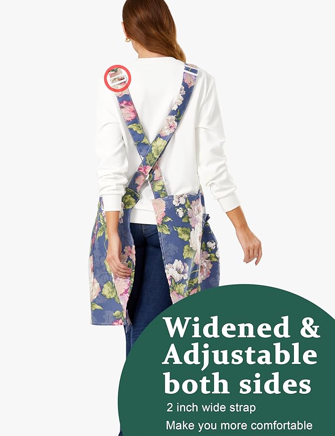 Cozy Adjustable Cross Back Aprons - Image 3