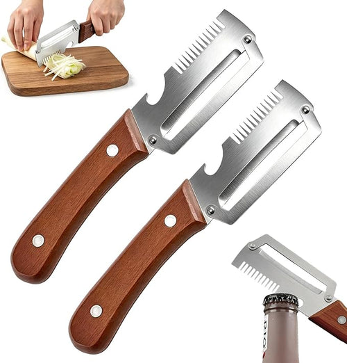 2 Pack 3-in-1 Multifunctional Vegetable Peeler by Unknown
