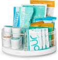 YouCopia Crazy Susan Lazy Susan Organizer, 3 BPA-Free Removable Clear Bins by YouCopia