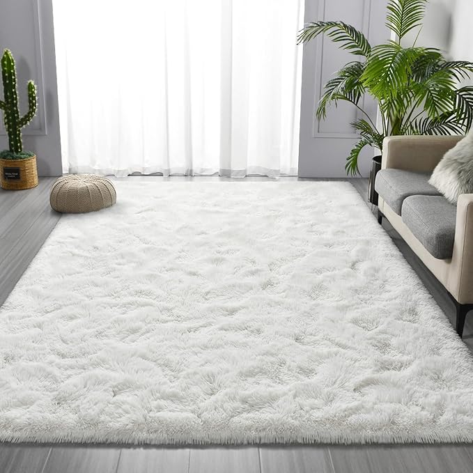 Large Shag Area Rugs 5 x 8, Plush Fuzzy Rugs - Image 2