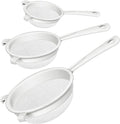 3 Pcs Plastic Nylon Mesh Strainer Colander by Skyley