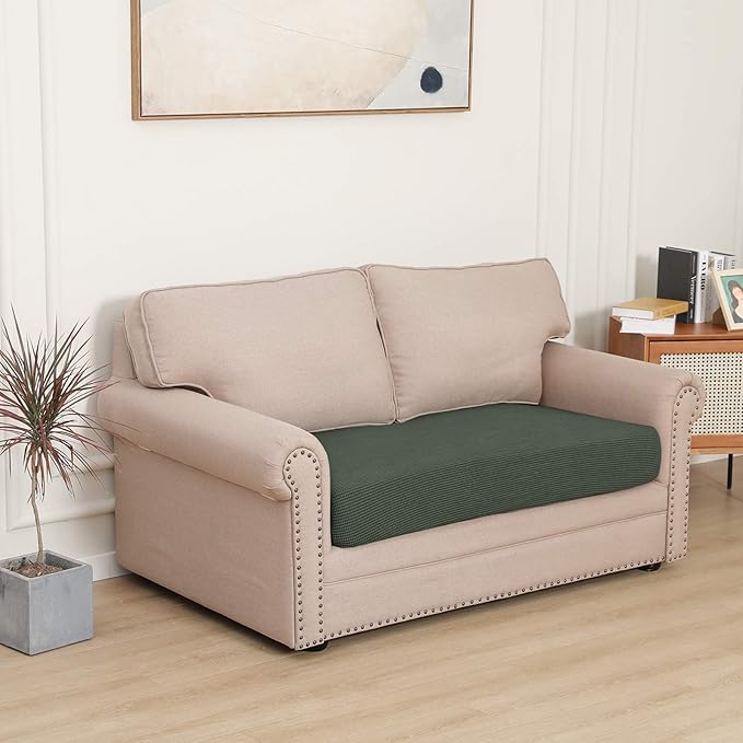 Easy-Going Stretch Loveseat Cushion Cover Sofa Cushion Furniture Protector Sofa - Image 2