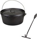 Stansport Pre-Seasoned Cast Iron Dutch Oven by Stansport