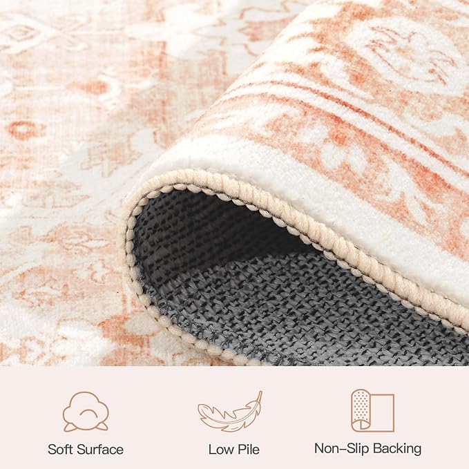 Lofus 9x12 Area Rug for Living Room, Soft Boho Carpets for Bedroom Dining Room - Image 7