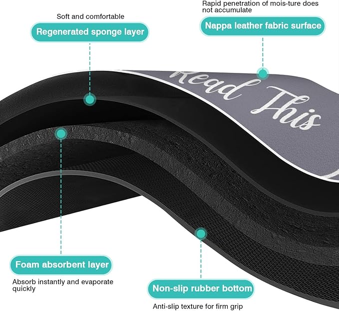 Coffee Bar Mat for Countertops 18inx24in, Absorbent Hide Stain Anti-Slip Cafe - Image 6