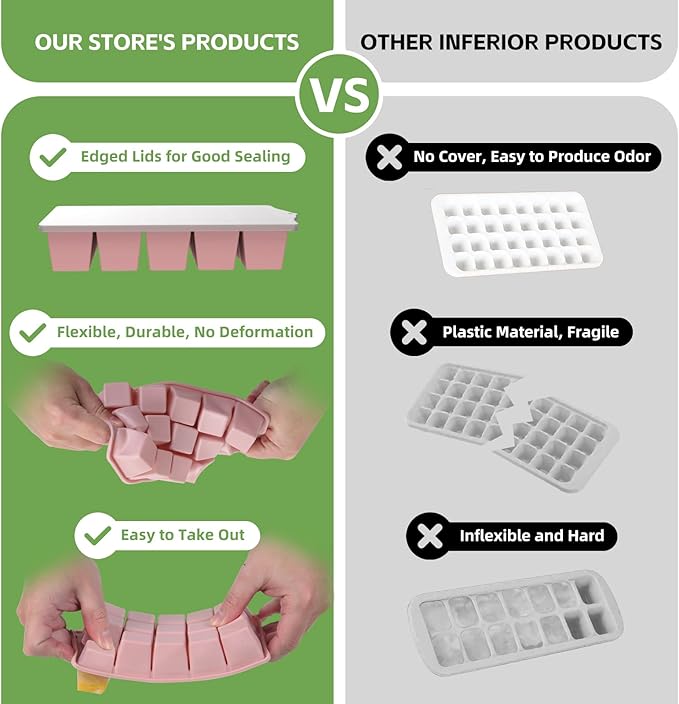 FANYITY Silicone Ice Cube Tray - Image 6