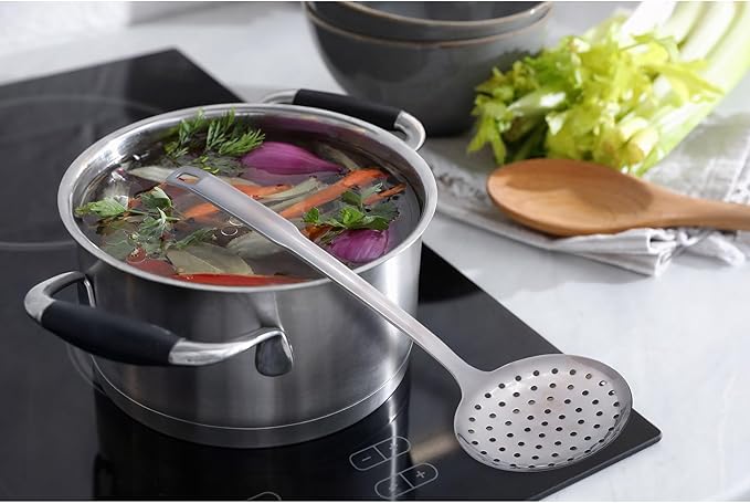 HIC Kitchen Perforated Spoon Style Skimmer