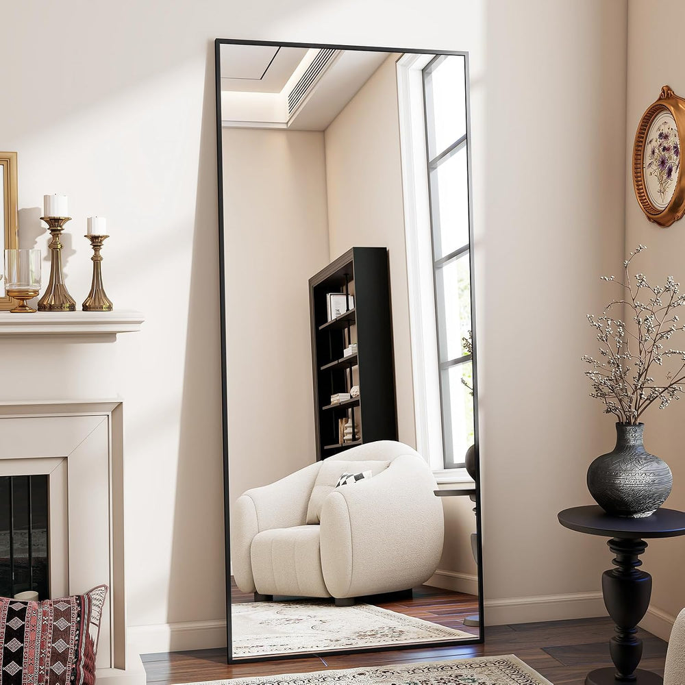 BEAUTYPEAK Full Length Mirror, 71"x26" Standing Hanging or Leaning ...