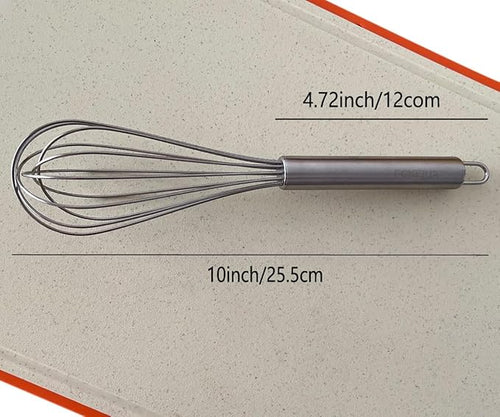 10-inch stainless steel whisk, suitable - Image 2